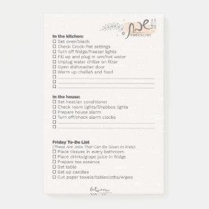 Notas Post-it® Esté listo y sea tranquilo: Su lista de control d