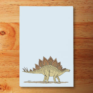 Notas Post-it® Estegosaurio de Dinosaurio Jurásico