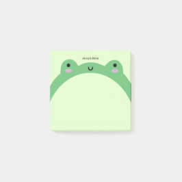 Notas Post-it® Estética de Kawaii Frog Animal Cottagecore