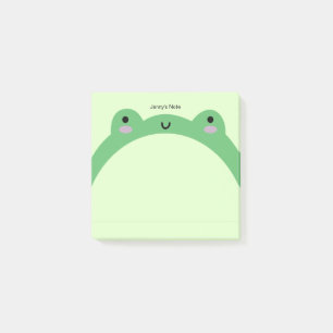 Notas Post-it® Estética de Kawaii Frog Animal Cottagecore