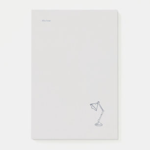 Notas Post-it® Estética de lámpara nocturna de erudito moderno