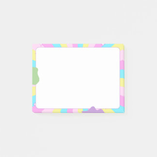 Notas Post-it® Estética Kawaii Pastel Retro Sunburst