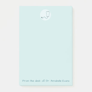 Notas Post-it® Estetoscopio
