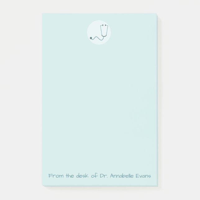 Notas Post-it® Estetoscopio (Anverso)