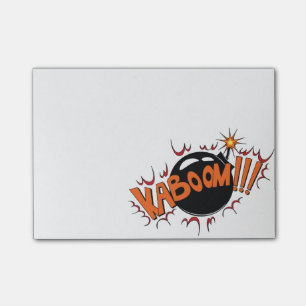 Notas Post-it® ¡Estilo cómico KaBoom del arte pop!