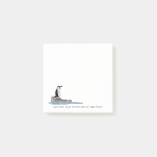 Notas Post-it® Estilo de arte del colchón chino pingüino
