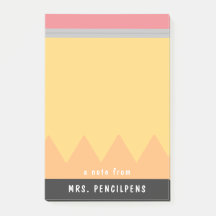 Estilo de lápiz de profesor personalizado