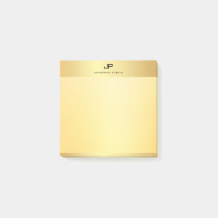 Notas Post-it® Estilo de oro elegante plantilla profesional moder