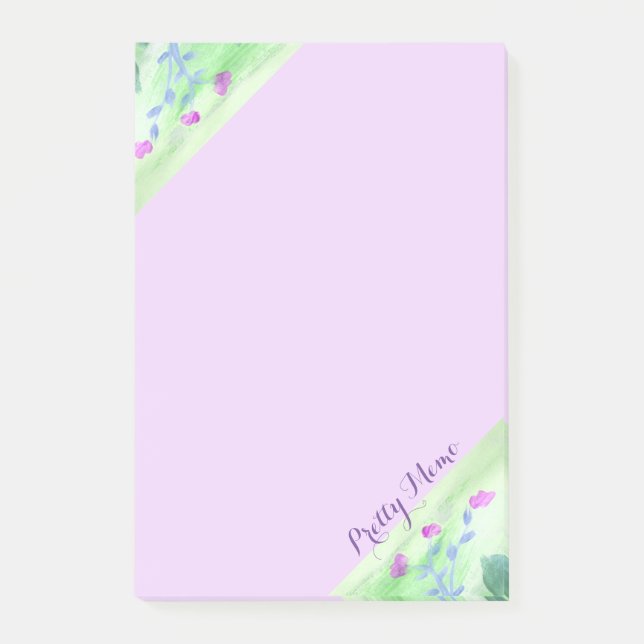 Notas Post-it® Estilo floral bonito (Anverso)