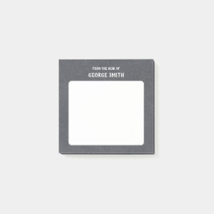 Notas Post-it® Estilo pizarra desde la mesa de Personalizable