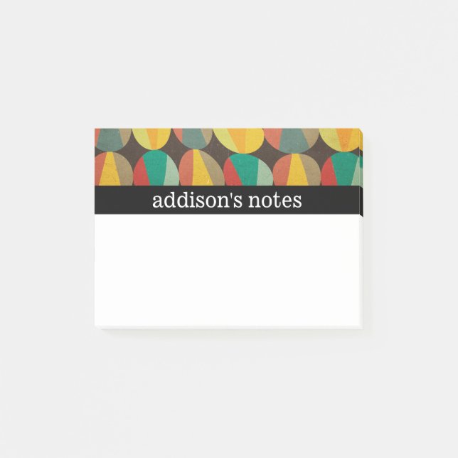 Notas Post-it® Estilo retro (Anverso)