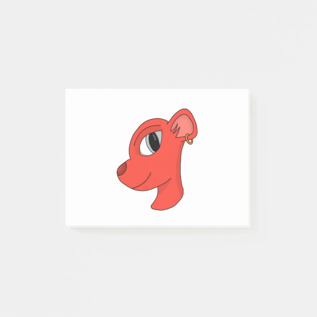 Notas Post-it® Estiloso felino (Anverso)