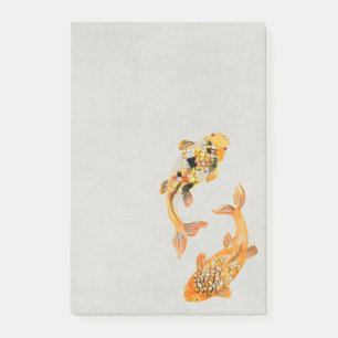 Notas Post-it® Estiloso Koi Fish