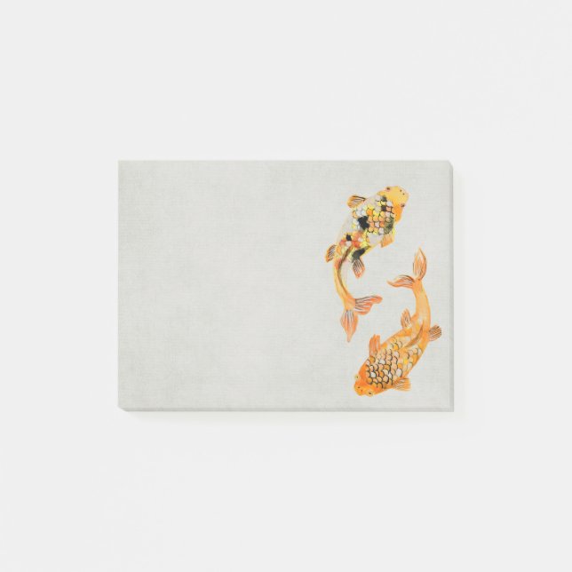 Notas Post-it® Estiloso Koi Fish (Anverso)