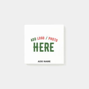 NOTAS POST-IT® ESTILOSO MODERNO PERSONALIZABLE BLANCO VERIFICADO