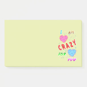 Notas Post-it® Estoy Loco Por Ti