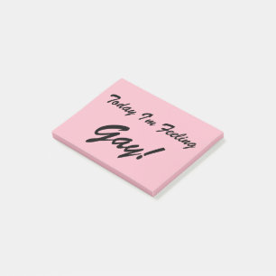 Notas Post-it® Estoy sintiendo hoy al gay