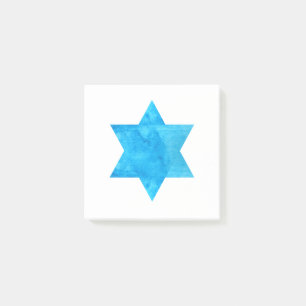 Notas Post-it® Estrella azul de David