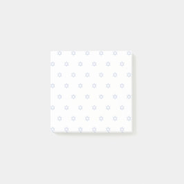 Notas Post-it® Estrella de David azul