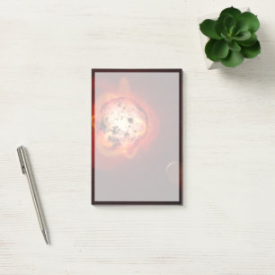 Notas Post-it® Estrella De Enano Rojo Orbida Por Un Exoplaneta Hi