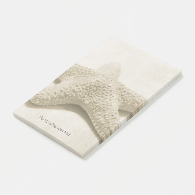 Notas Post-it® Estrella de mar Personalizada (En perspectiva)