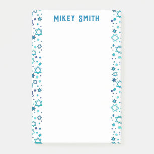 Notas Post-it® Estrella judía personalizada