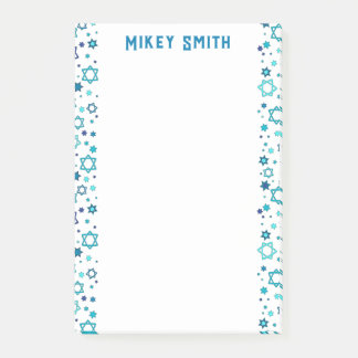 Notas Post-it® Estrella judía personalizada