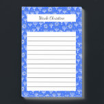 Notas Post-it® Estrella Menorah de David Hanukkah PERSONALIZADO a<br><div class="desc">Haga sus listas de compras con estilo con este personalizable de compras,  planificación de comidas o lista de tareas pendientes. Personalizar o añada texto para satisfacer sus necesidades. Mantenga o elimine las líneas también. Revisa mi tienda para más tamaños y estilos!</div>