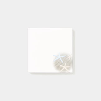 Notas Post-it® Estrellas de mar en arena de playa