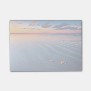 Notas Post-it® Estrellas de mar en la arena