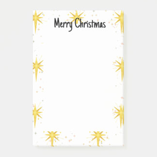 Notas Post-it® Estrellas navidades