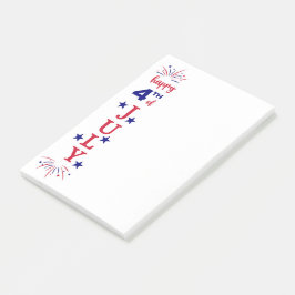 Notas Post-it® Estrellas y rayas