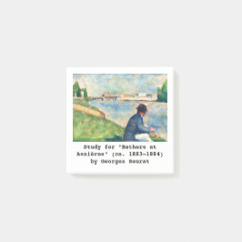 Notas Post-it® estudio Bella Artes de Georges Seurat