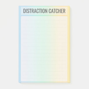 Notas Post-it® Estudio de Captura de Distracciones ADHD Vaciado d