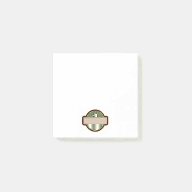 Notas Post-it® Etiqueta de jefes (Anverso)