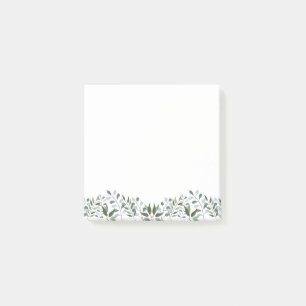 Notas Post-it® Eucalyptus Greenery Floral