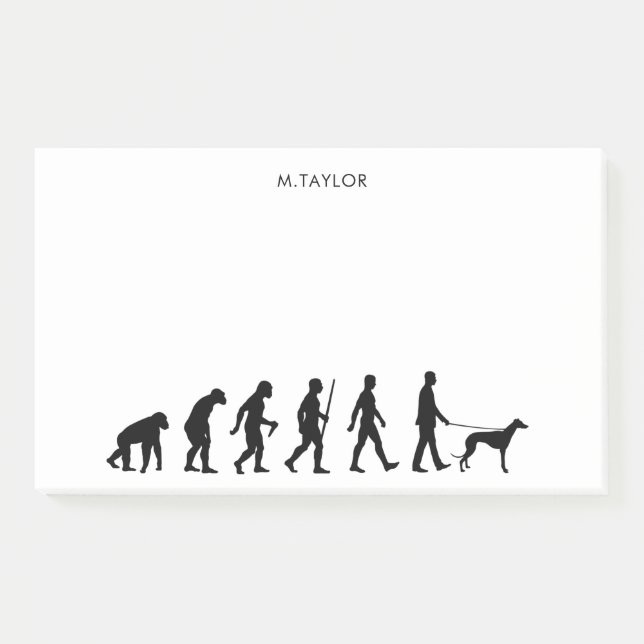 Notas Post-it® Evolución al propietario de Greyhound (Anverso)