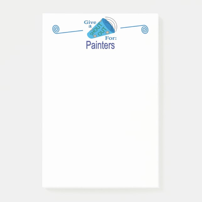 Notas Post-it® Exclamación para pintores (Anverso)