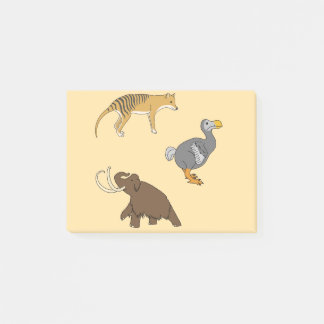 Notas Post-it® Extinct Animals 