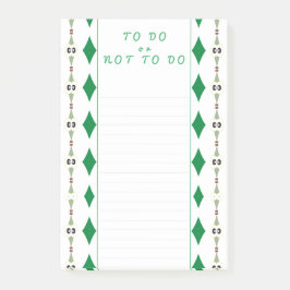 Notas Post-it® Extraño hacer o no hacer pavo real