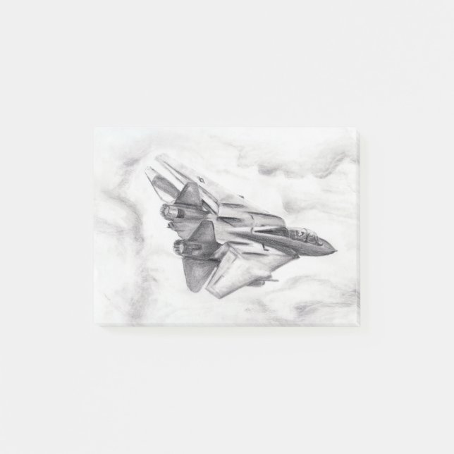 Notas Post-it® F- 14 Tomcat (Anverso)