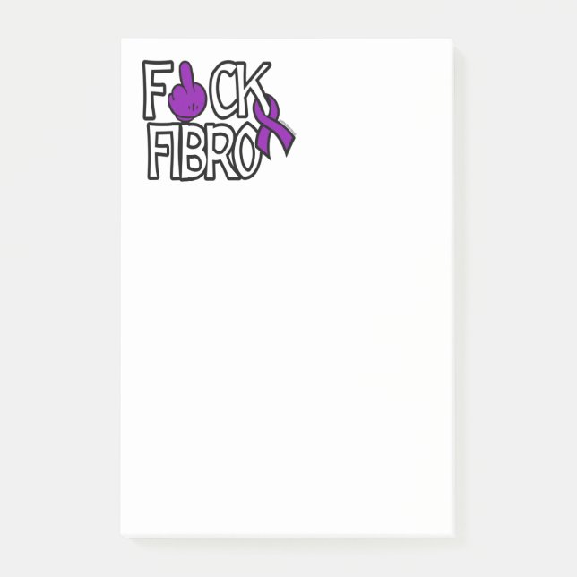 NOTAS POST-IT® F#CK FIBRO (Anverso)