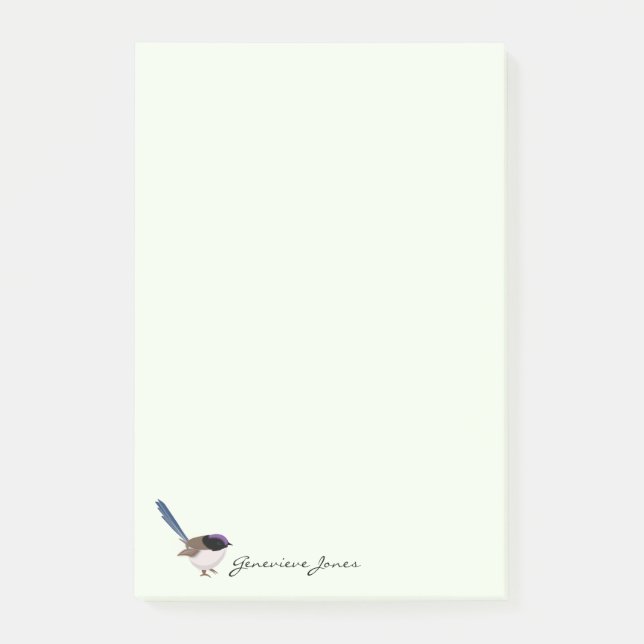 Notas Post-it® Fairy Wren (Anverso)