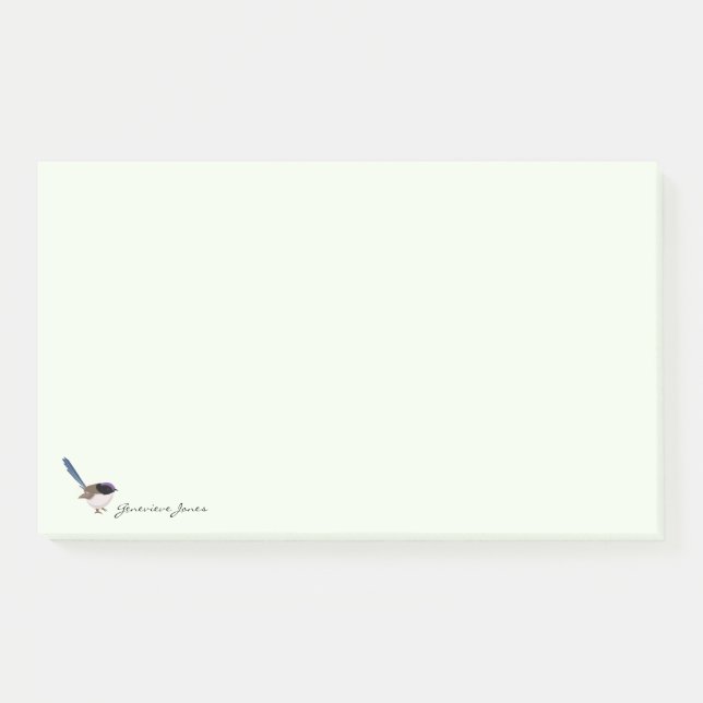 Notas Post-it® Fairy Wren (Anverso)