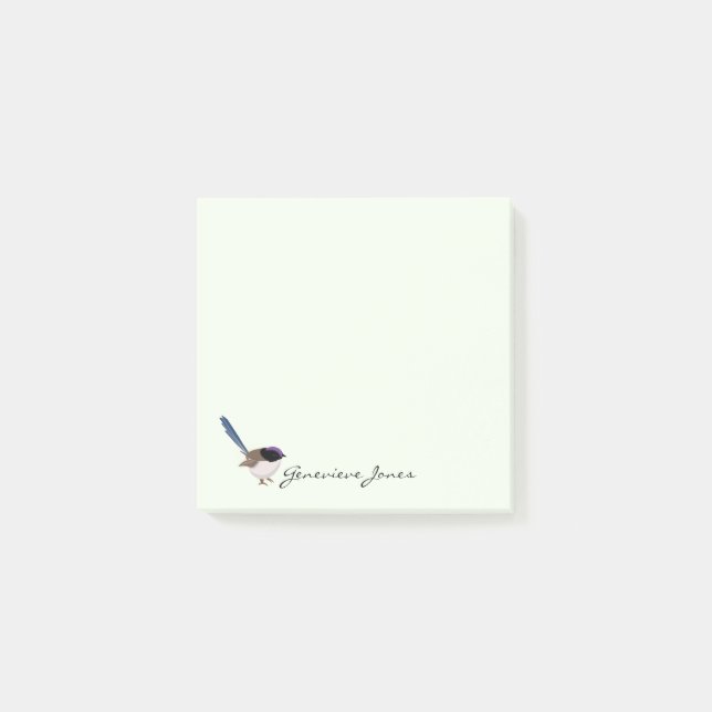 Notas Post-it® Fairy Wren (Anverso)