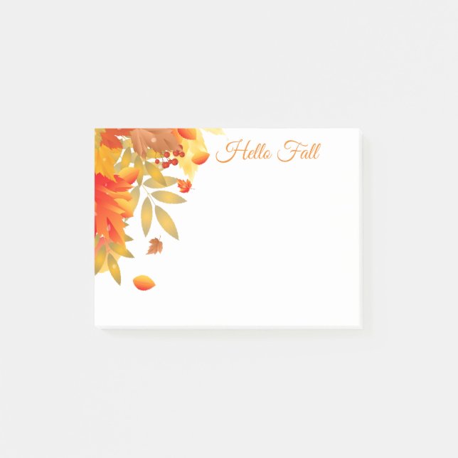 Notas Post-it® Fall Post Notes (Anverso)