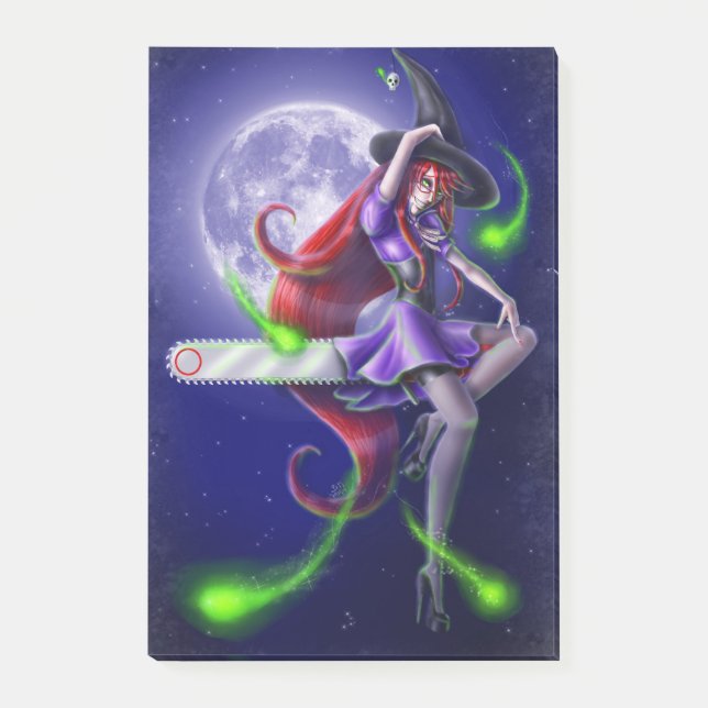 Notas Post-it® Falln Witchy PinUp (Anverso)
