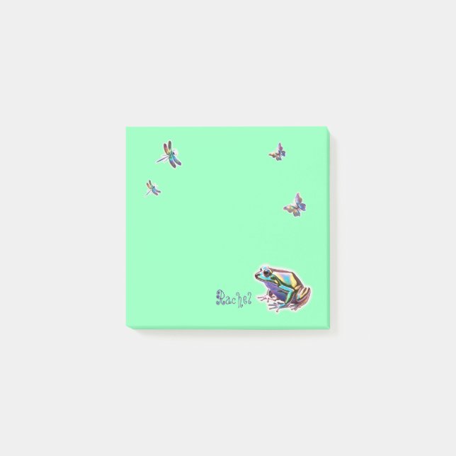 Notas Post-it® Fancy Frog (Anverso)