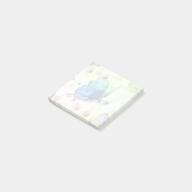 Notas Post-it® Fantasía mariposa (En perspectiva)