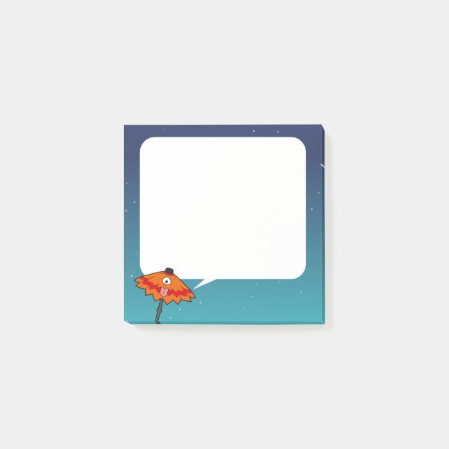 Notas Post-it® Fantasma de paraguas Yokai: Burbuja del discurso d (Anverso)